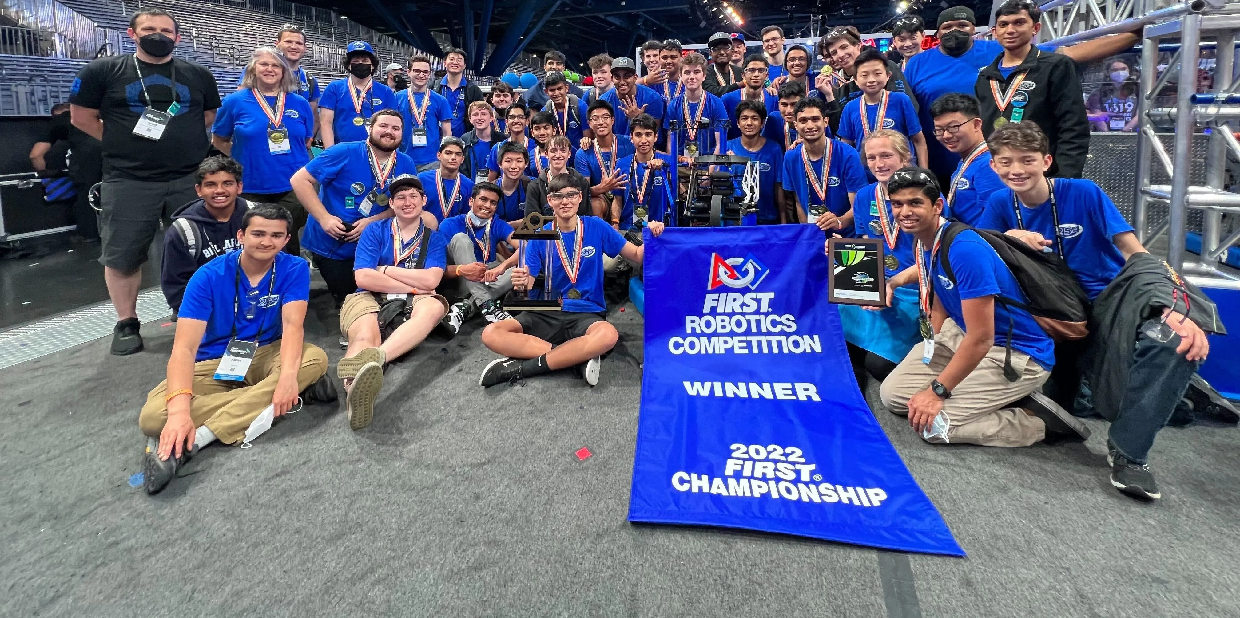 Team 254 at the 2022 FIRST Robotics Competition World Championship